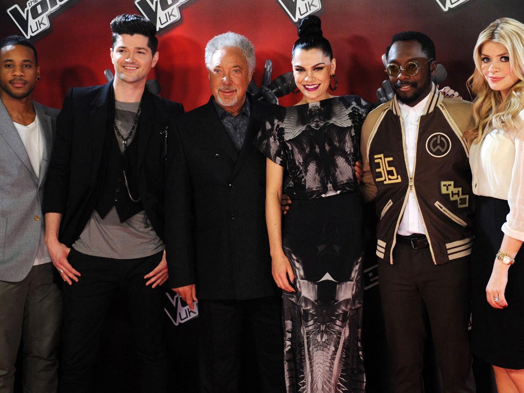 Hit squad: the celebrity line-up of BBC1's 'The Voice'