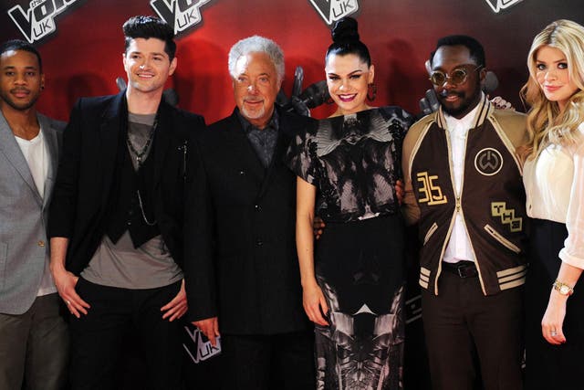 Hit squad: the celebrity line-up of BBC1's 'The Voice' 