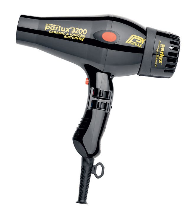 1. Parlux 3200 hairdryer: £59.95, parlux.co.uk - Powerful yet not too heavy, these professional favourites are expensive but will stand the test of time. And now they have the option of being fitted with a silencer.