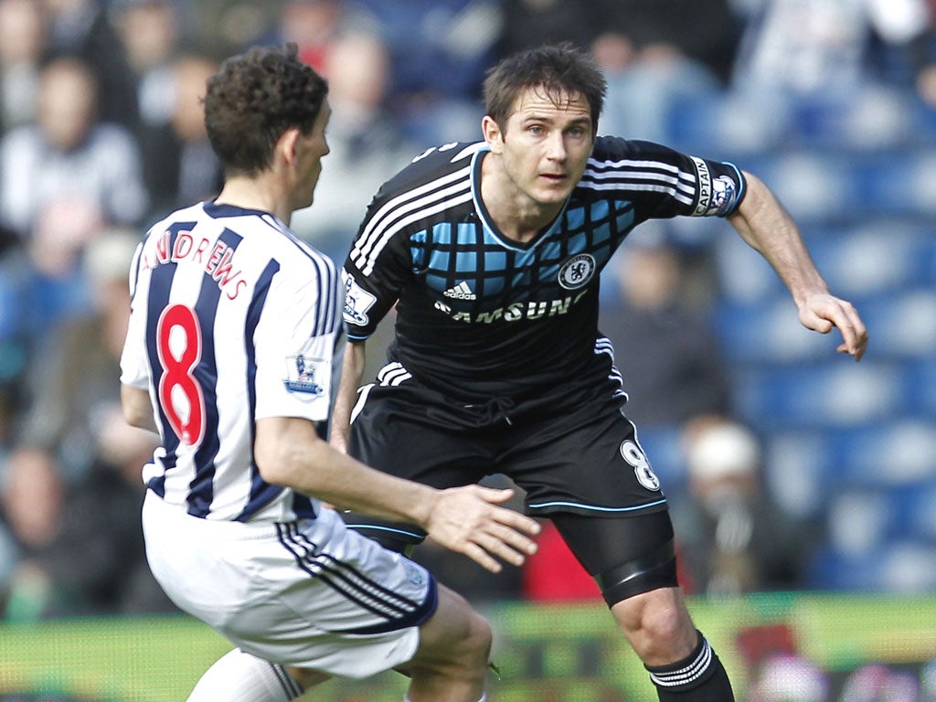 Frank Lampard was anonymous, save for missing a glorious late chance