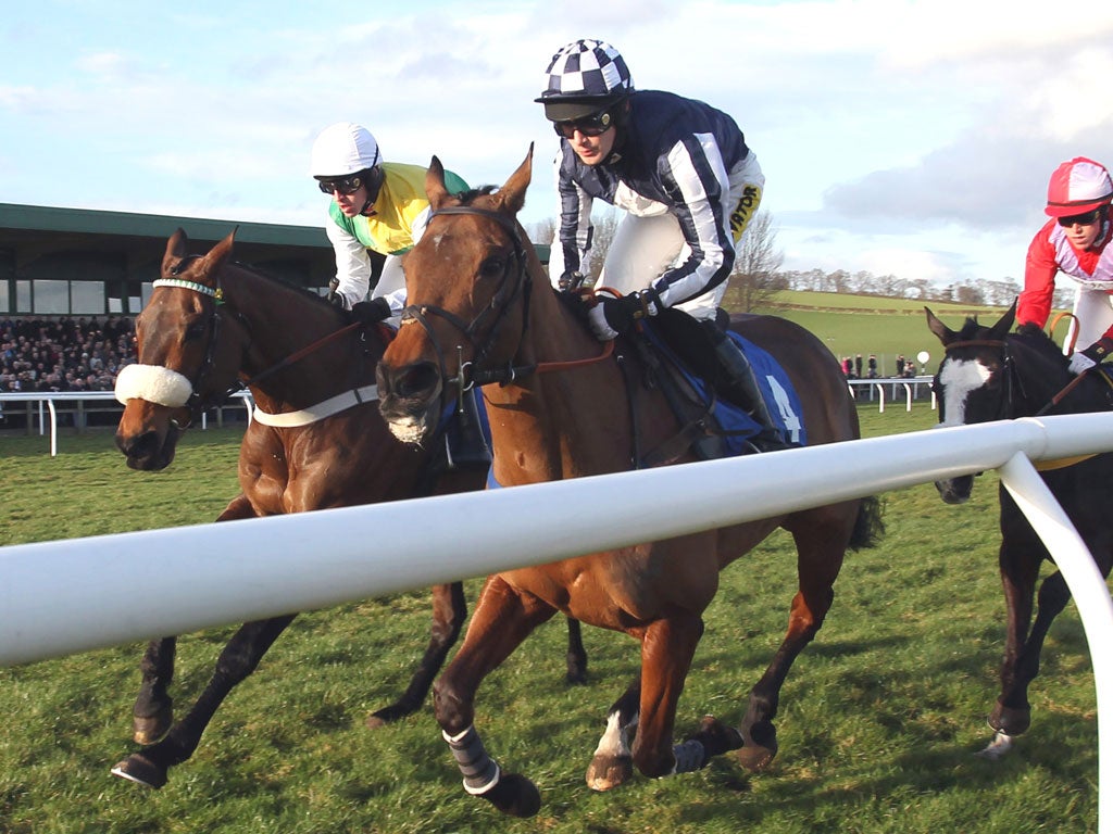 Ballabriggs ran well in defeat on his comeback at Kelso on Saturday