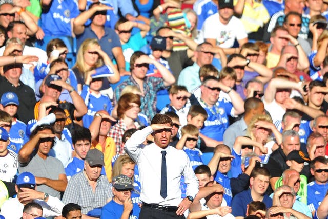 Andre Villas-Boas was sacked as Chelsea’s manager yesterday