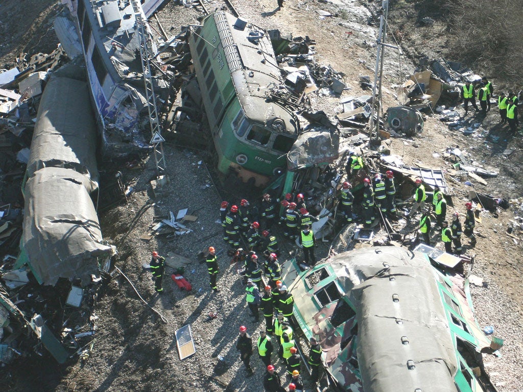 Two trains collided head-on in southern Poland, killing over a dozen people