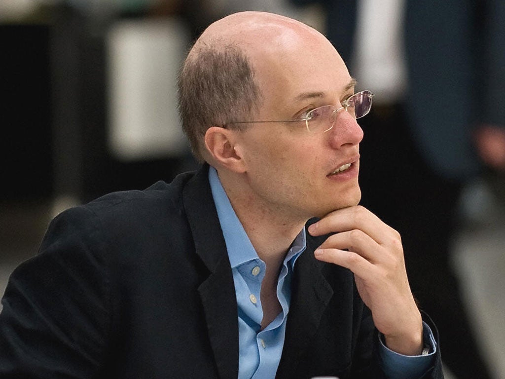 "I don’t think God exists," said Alain de Botton during a debate at The Independent-sponsored literary
festival in Bath