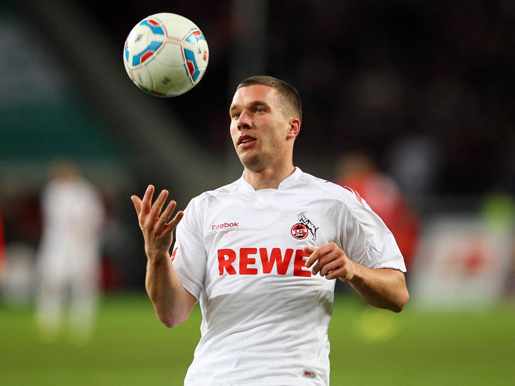 Lukas Podolski is in scintillating form this season