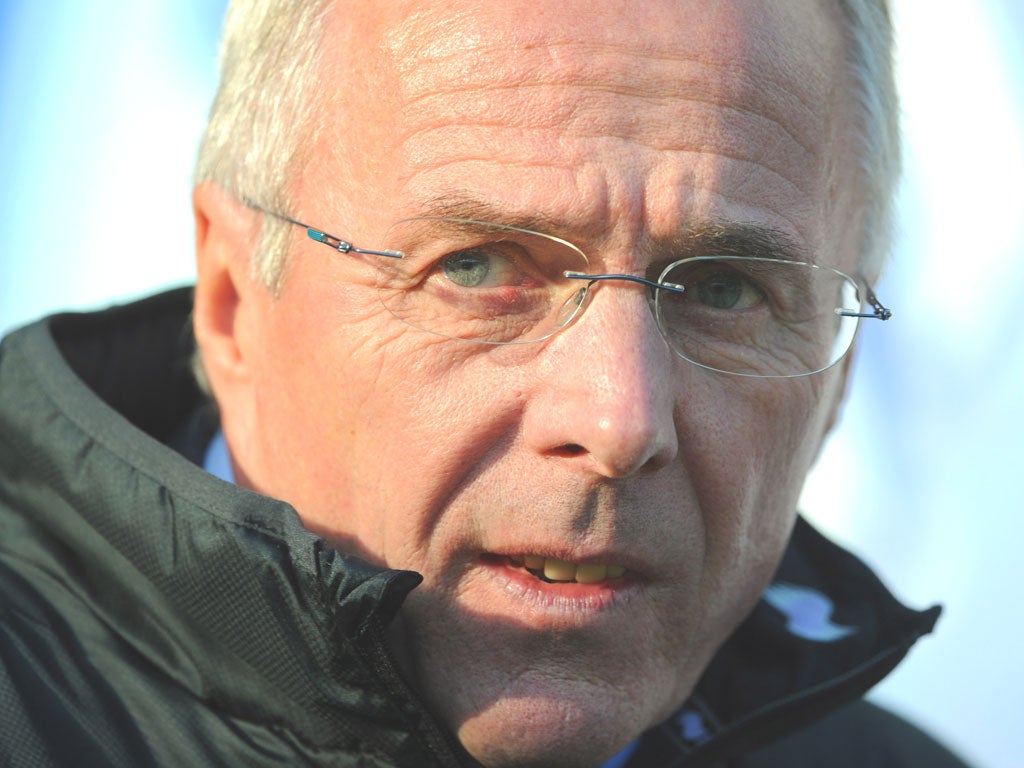 Sven was dismissed by Leicester last year
