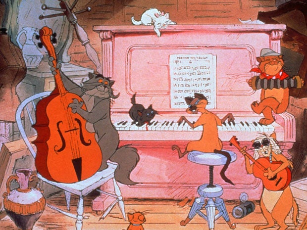The Aristocats featured songs by the brothers, including the title song and 'Scales and Arpeggios'