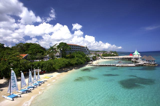 All yours: adults-only Sandals Grande Riviera in Jamaica has
had a revamp