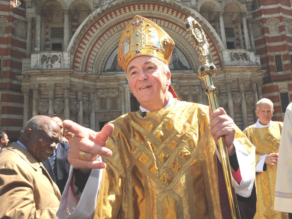 Cardinal Vincent Nichols, the leader of the Roman Catholic Church in England and Wales