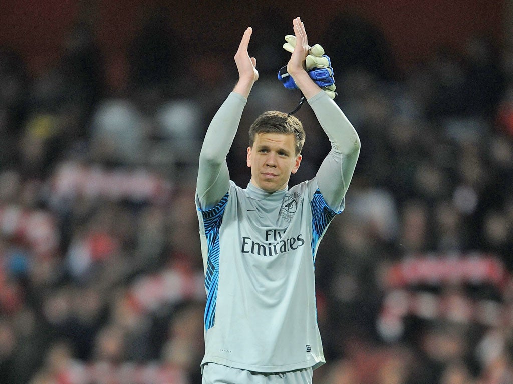 Szczesny was buoyant about his team's chances of beating Spurs to third place