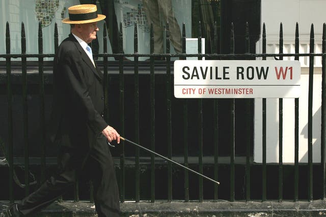 Suited and booted or nearly naked? Savile Row has both types