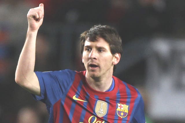 Lionel Messi has scored 12 goals in European games this season