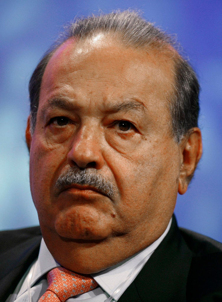 <p>Carlos Slim ($69bn)</p>
<p>Telecoms</p>
<p>He may be the world's richest man, but you would hardly know it from the looks of this Mexican billionaire. The 72-year-old shuns a lavish lifestyle, still driving himself around the chaotic streets of Mexico City – albeit with a convoy of security cars behind him. His one indulgence is his vast art collection, now on show in his museum in the capital. Slim made most of his money in the telecoms industry. The 72-year-old widower's empire now stretches from banking and insurance to mining and retail.</p>