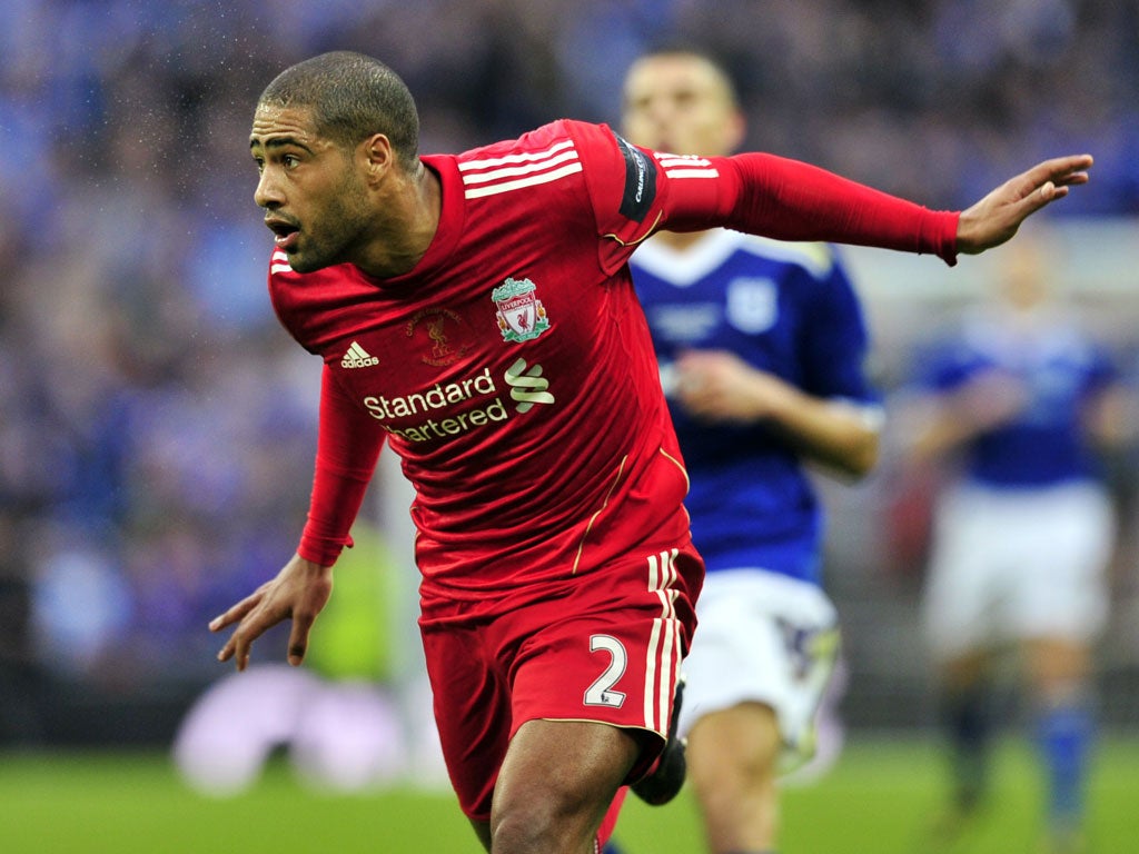 Glen Johnson has accused Manchester United defender Patrice Evra of manufacturing the handshake incident with Luis Suarez