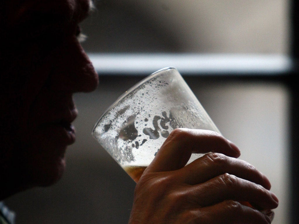 More than one in eight (13 per cent) of adults over 45 drink practically every day of the year compared with just four per cent of those under 45, according to data from the Office for National Statistics (ONS)