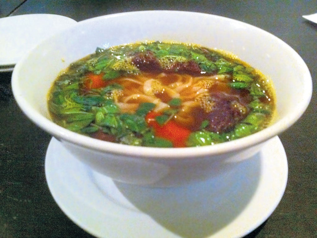 Vietnamese noodle soup (pho)