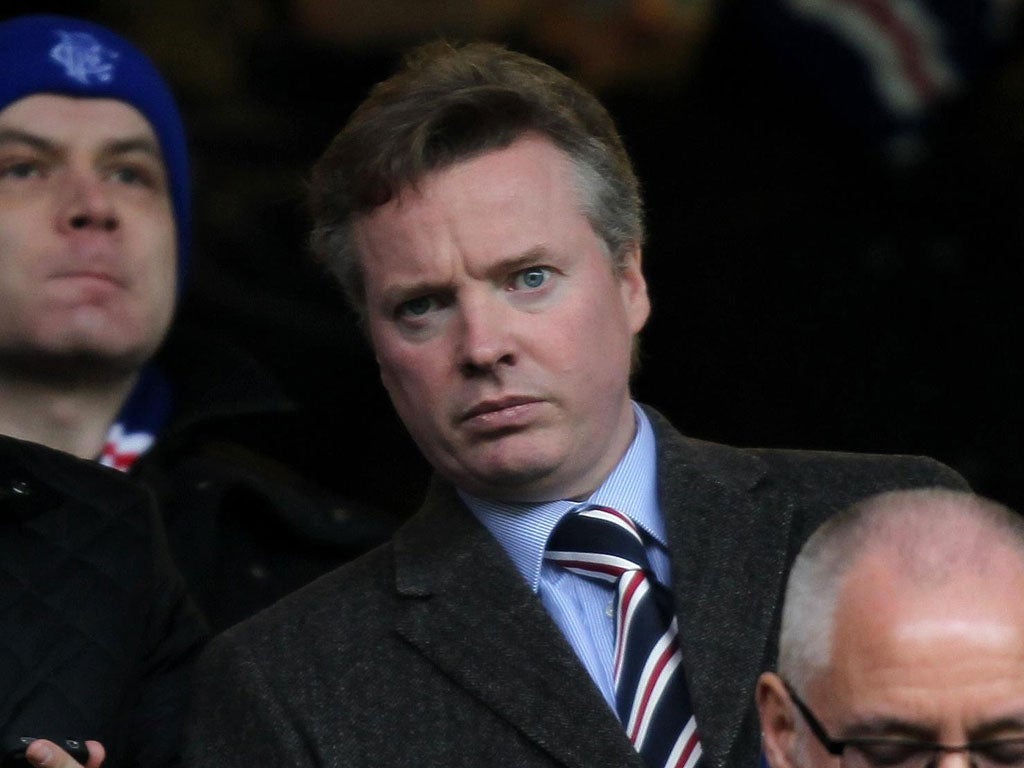 Rangers owner Craig Whyte came under attack from the SFA yesterday