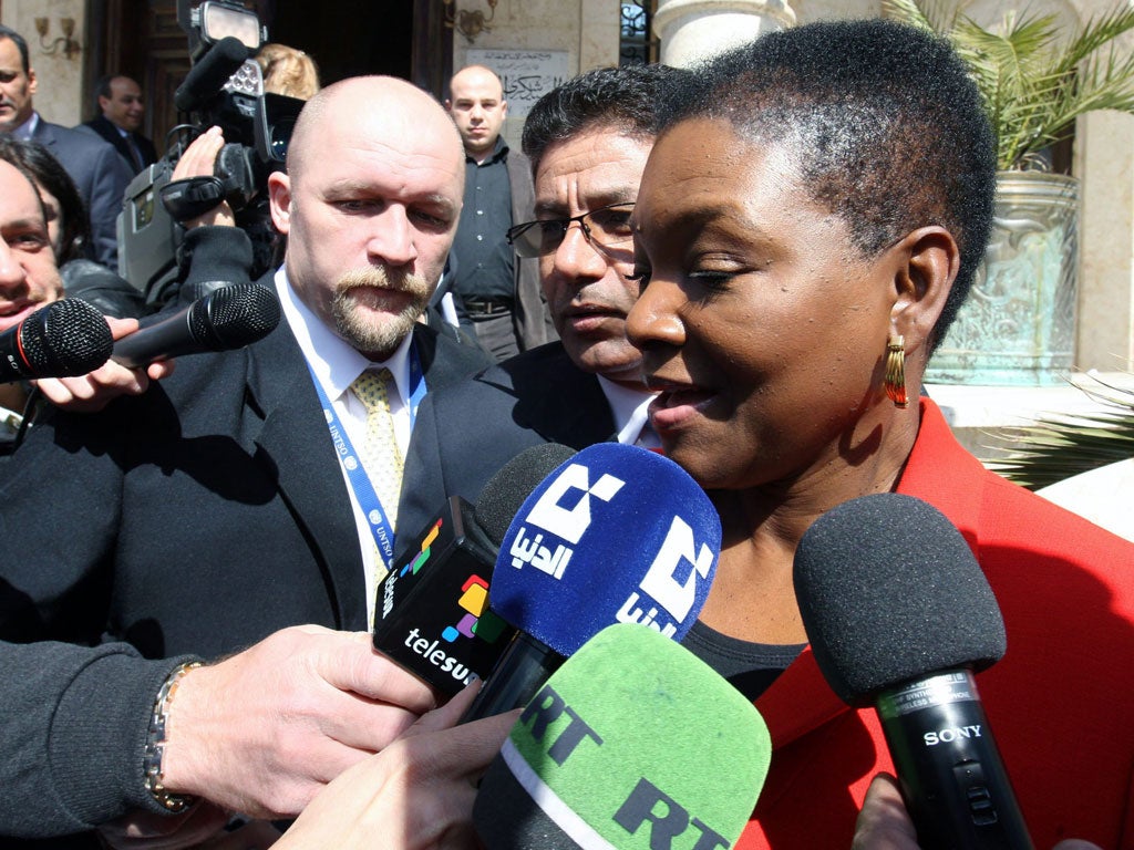 Baroness Amos visits Damascus