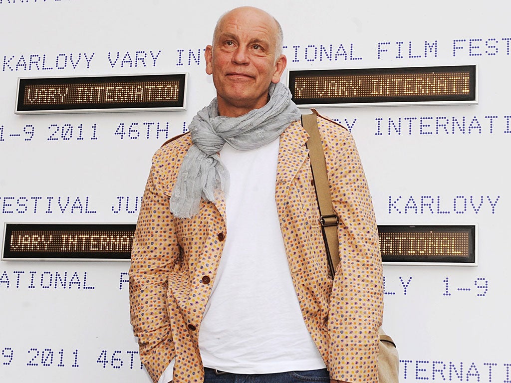Harsh words: both John Malkovich (pictured) and Mark Steyn clashed with Robert Fisk