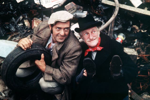 Comic gold: Harry H Corbett and Wilfrid Brambell in Steptoe and Son