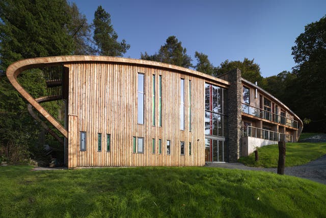 The curves of Dome House reflect the shape of the Cumbrian hills