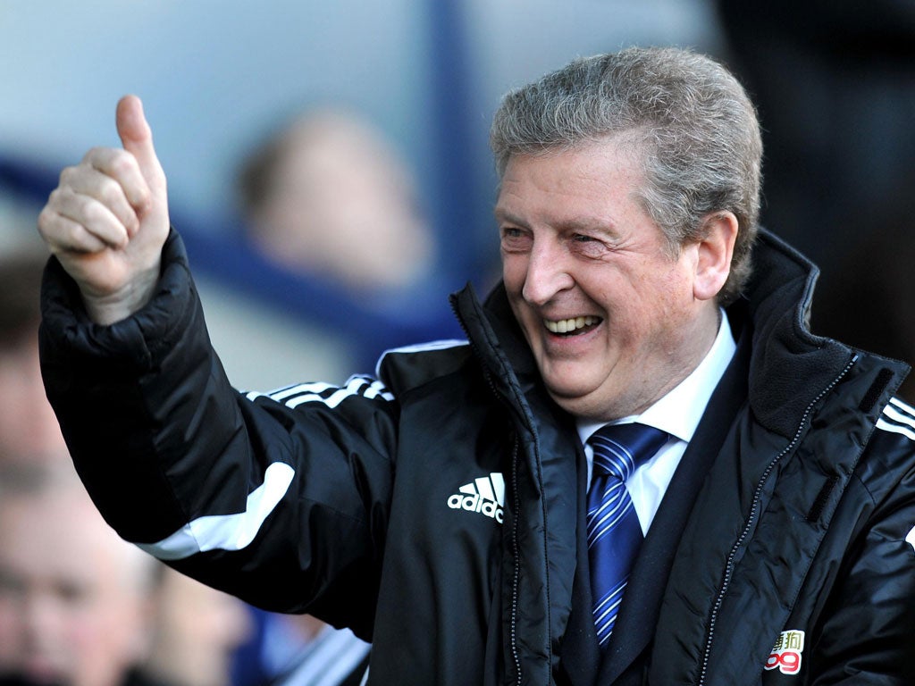 Roy Hodgson is finding it 'harder to have that real underdog epithet' as Albion hit form