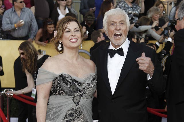 Starry night: Dick Van Dyke with Arlene Silver in Los Angeles - they were married a month later, in Malibu