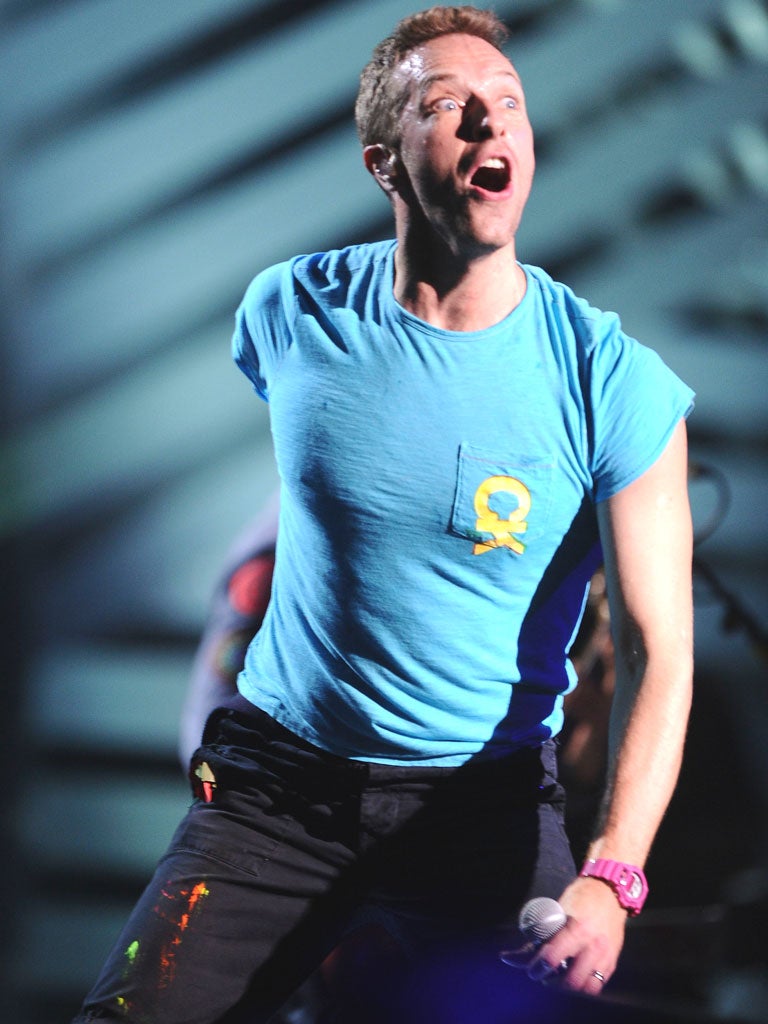 Chris Martin has revealed that years of playing live has left him with tinnitus