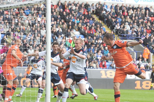 Clint Hill’s header went in but was not given as QPR lost 2-1 at Bolton