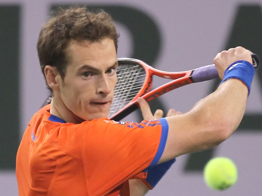 Andy Murray's backhand caused his defeat at Indian Wells by Guillermo Garcia-Lopez