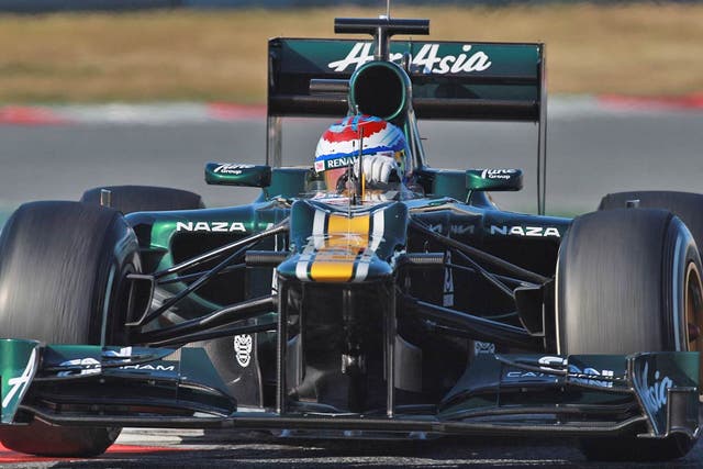 Petrov appeared to be on Formula One's scrapheap at the end of last season