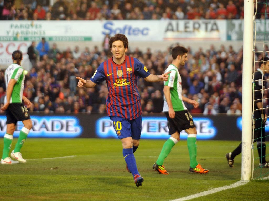 Lionel Messi's astonishing recent goal glut continued