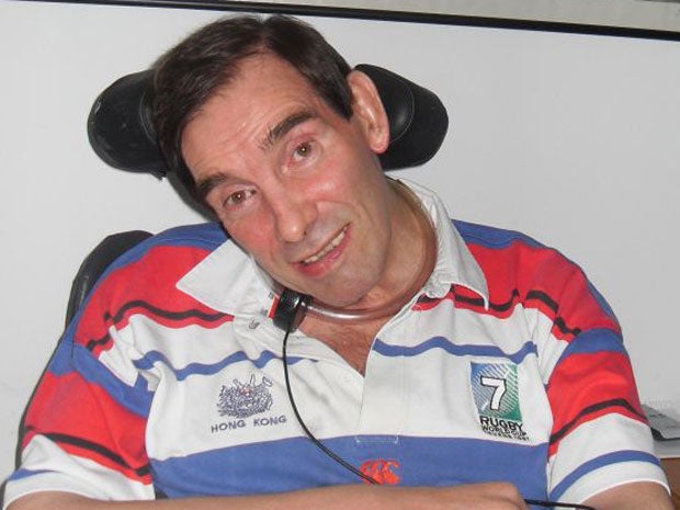 Locked-in syndrome sufferer Tony Nicklinson