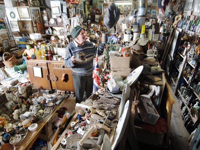 Enough is enough: hoarders often find it impossible to throw
anything away 