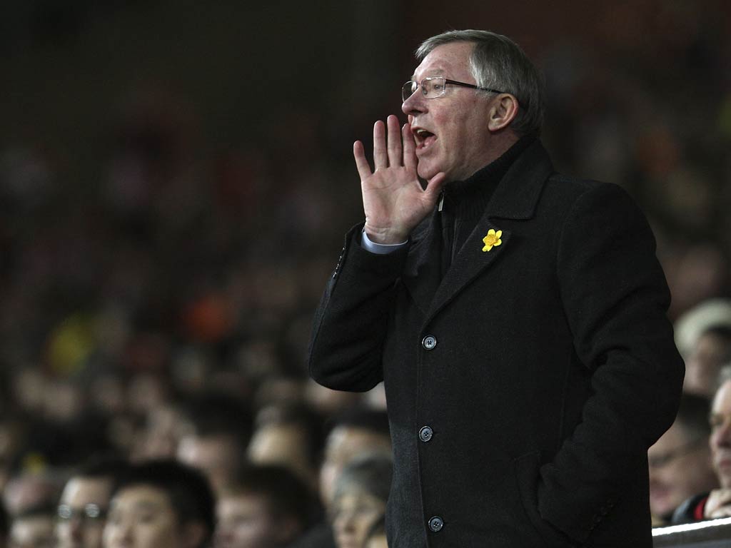 "We have that experience and it does help," said Sir Alex Ferguson