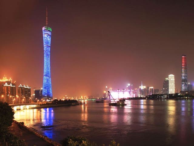 The Canton Tower rises above Guangzhou, but for all the gleaming skyscrapers, China remains combustible