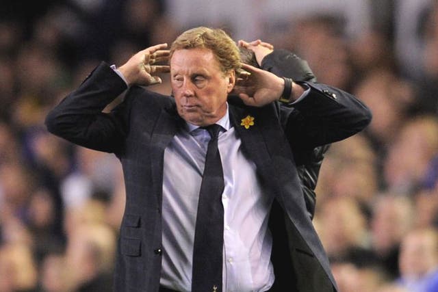 Harry Redknapp is very happy at Spurs, despite a painful defeat at Everton on Saturday