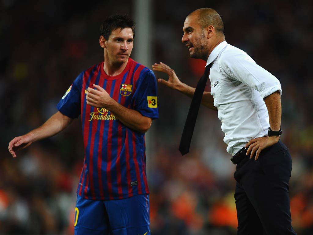 Messi wants Guardiola to stay