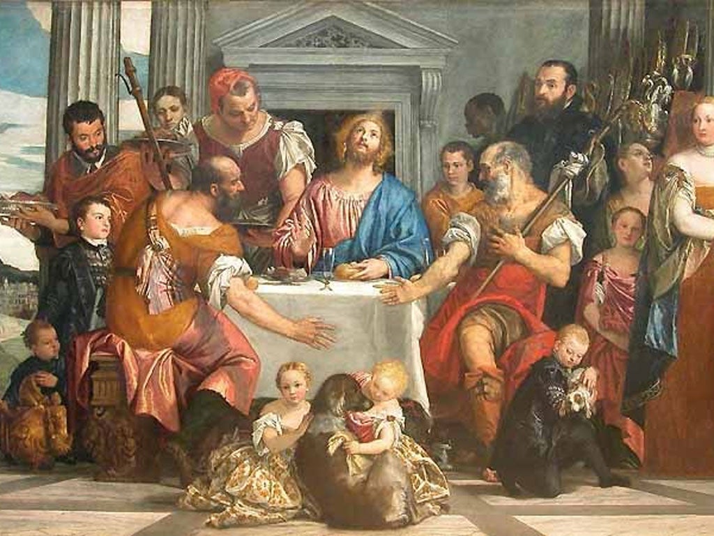 The Louvre was accused of errors in the restoration of Supper at Emmaus