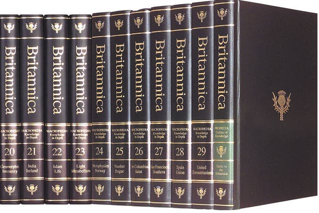 For the aspirant middle classes in England and America, the Britannica voulmes were often the first books the family owned