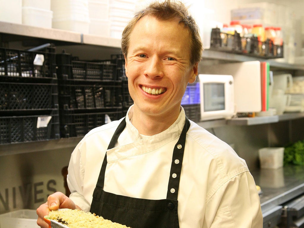 Chef Jason King with his terrine