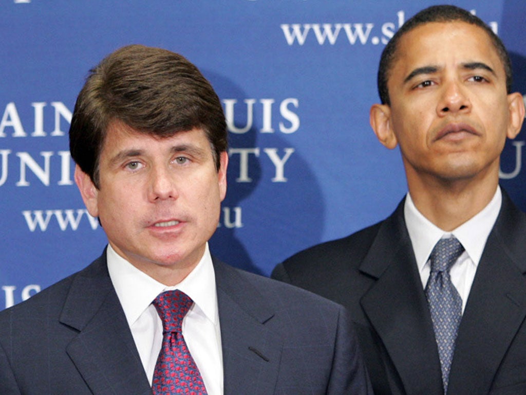 Blagojevich was convicted last year on 18 counts, including charges that he tried to sell or trade President Barack Obama's old US Senate seat for the state of Illinois