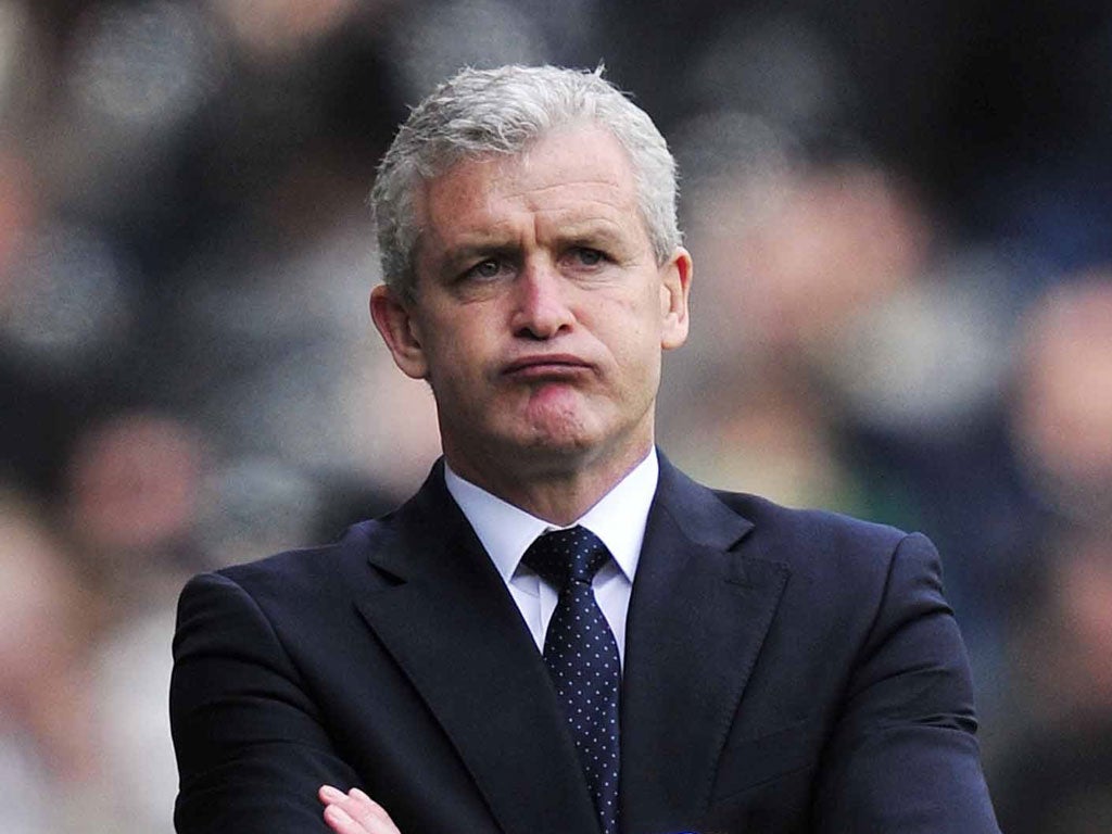 Fulham's English manager Mark Hughes