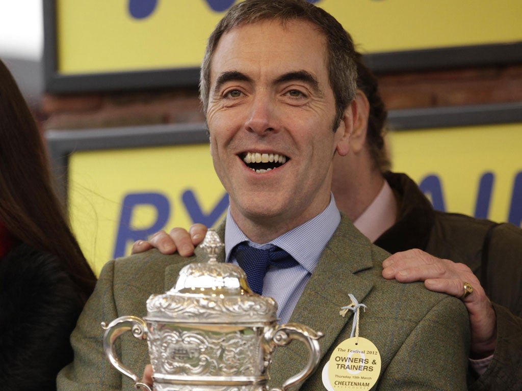 Jimmy Nesbitt watched in near disbelief as the scene-stealing Barry Geraghty delivered a superb performance to bring home the actor's Riverside Theatre in the Ryanair Chase yesterday