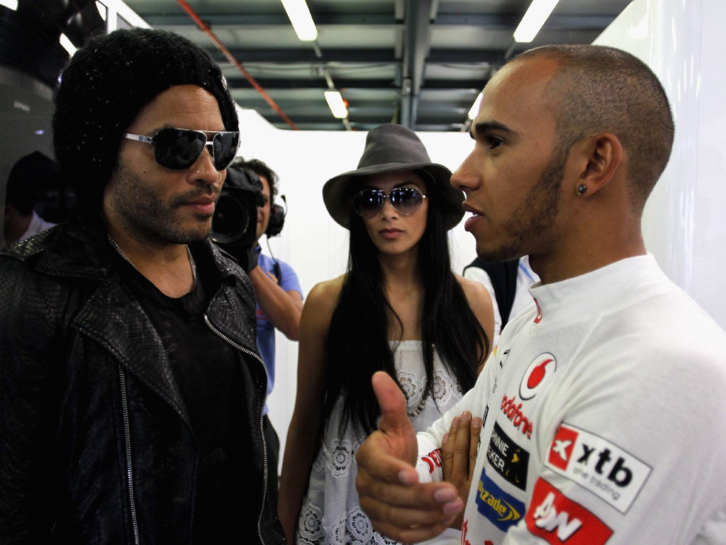 Lewis Hamilton: "No, I'm not gonna go your way, I'm turning left" (16/01/12) To enter the current caption competition, click here.