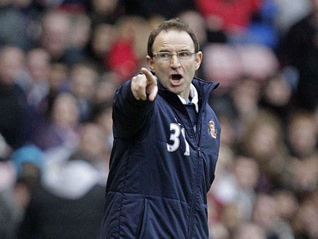 Sunderland’s Martin O’Neill urges his players to seize FA Cup chance