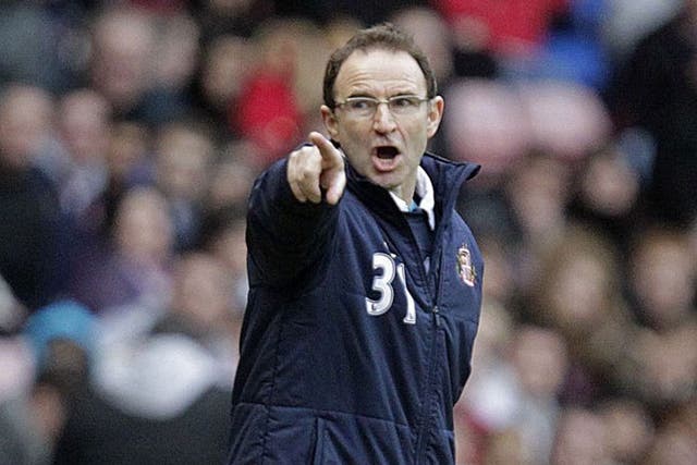 Sunderland’s Martin O’Neill urges his players to seize FA Cup chance