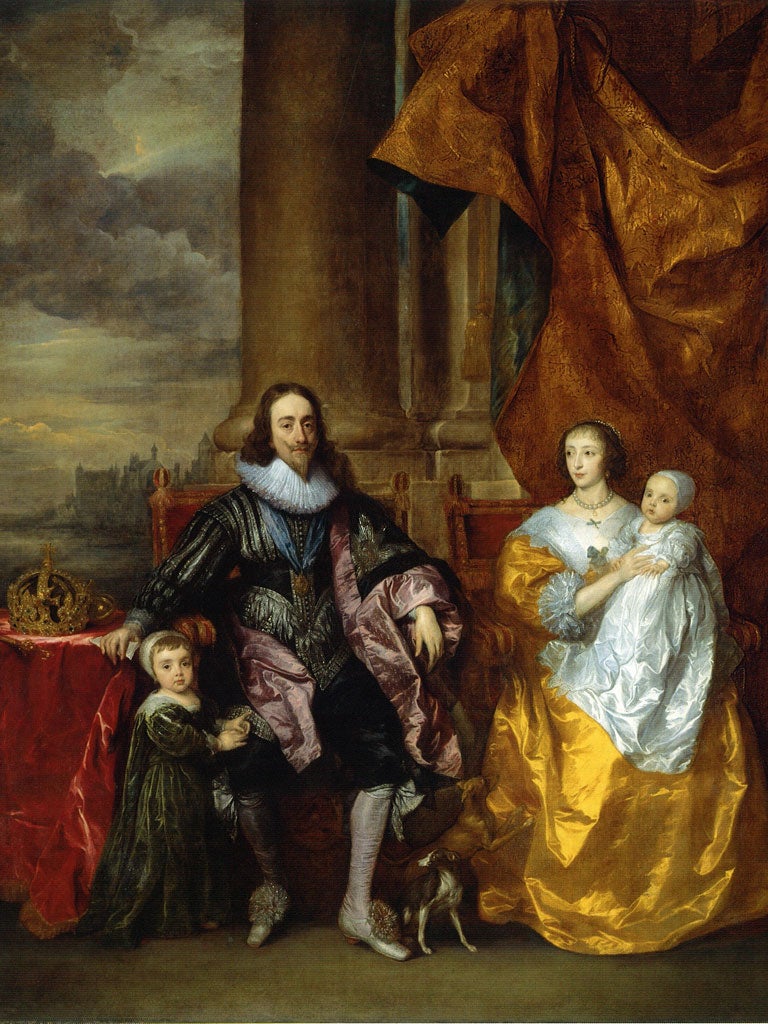 Van Dyck's most famous work, the portrait of Charles I and his family