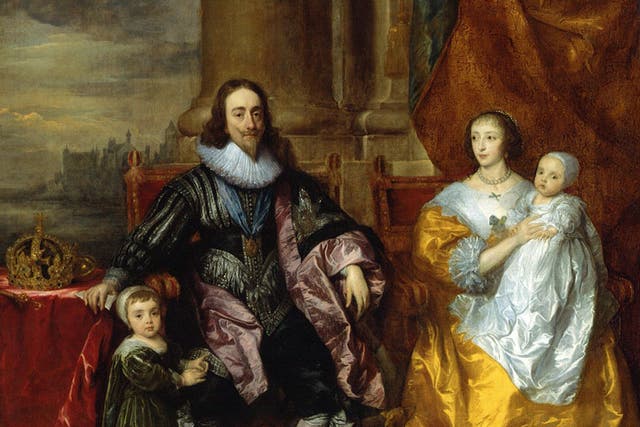 Van Dyck's most famous work, the portrait of Charles I and his family