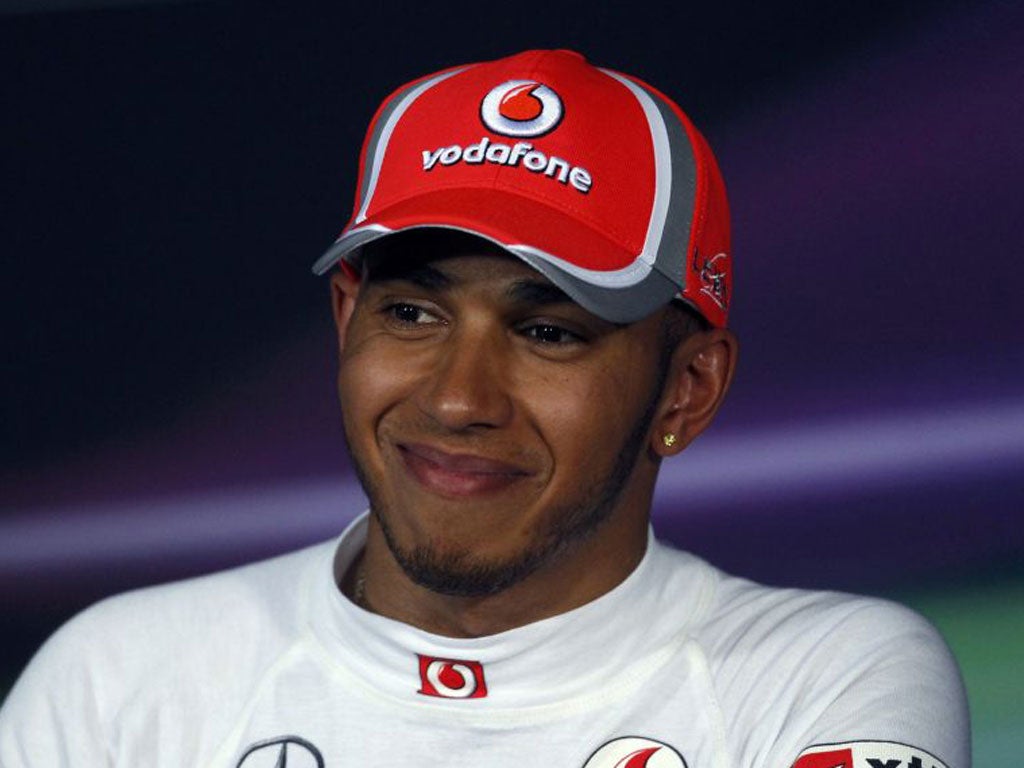 "It's an incredible feeling to be back here and to get off to such a good start," said Hamilton
